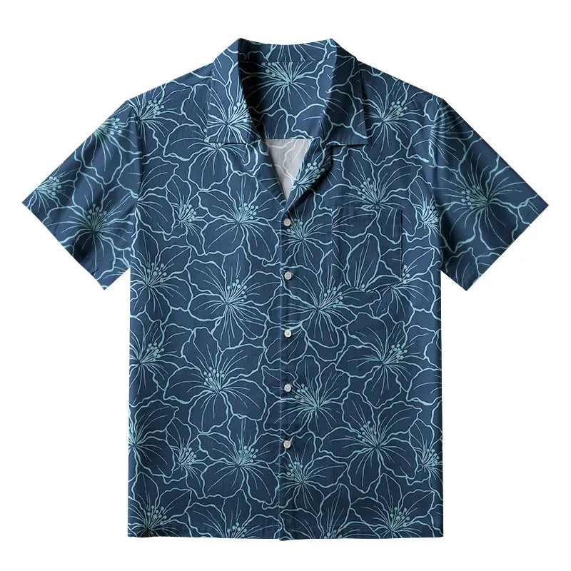 Comfortable Cotton Japanese Print Shirt on Sale