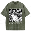 Washed Unisex Tee Trendy Streetwear