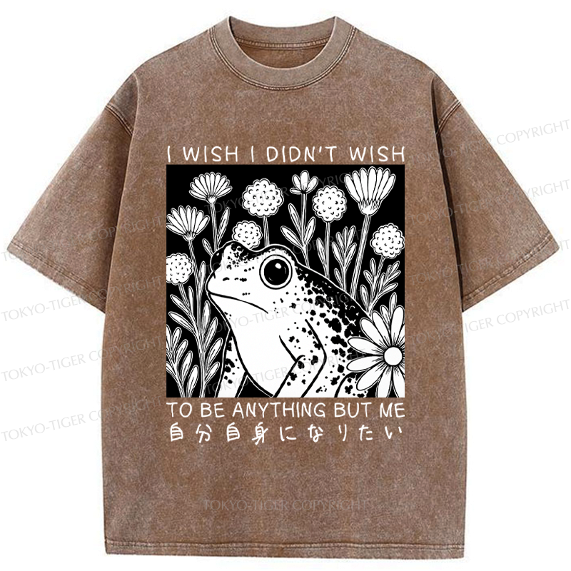Woodblock Frog T-Shirt for Daily Wear