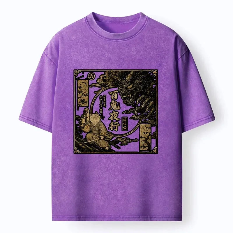 Retro Demon Beast T-Shirt for Summer