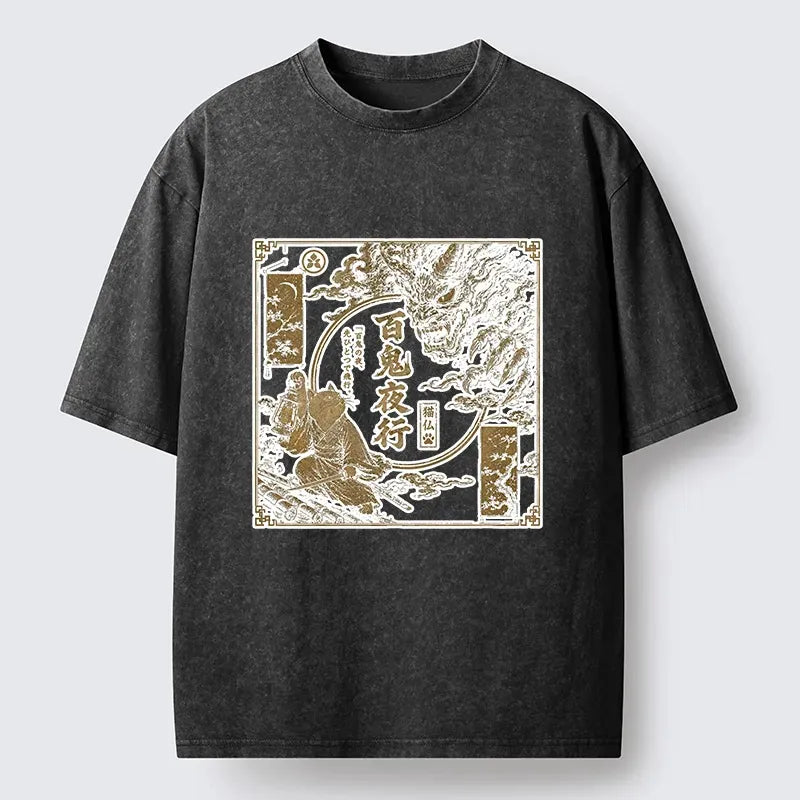 Japanese Ukiyo-e Cat Tee Gift Idea