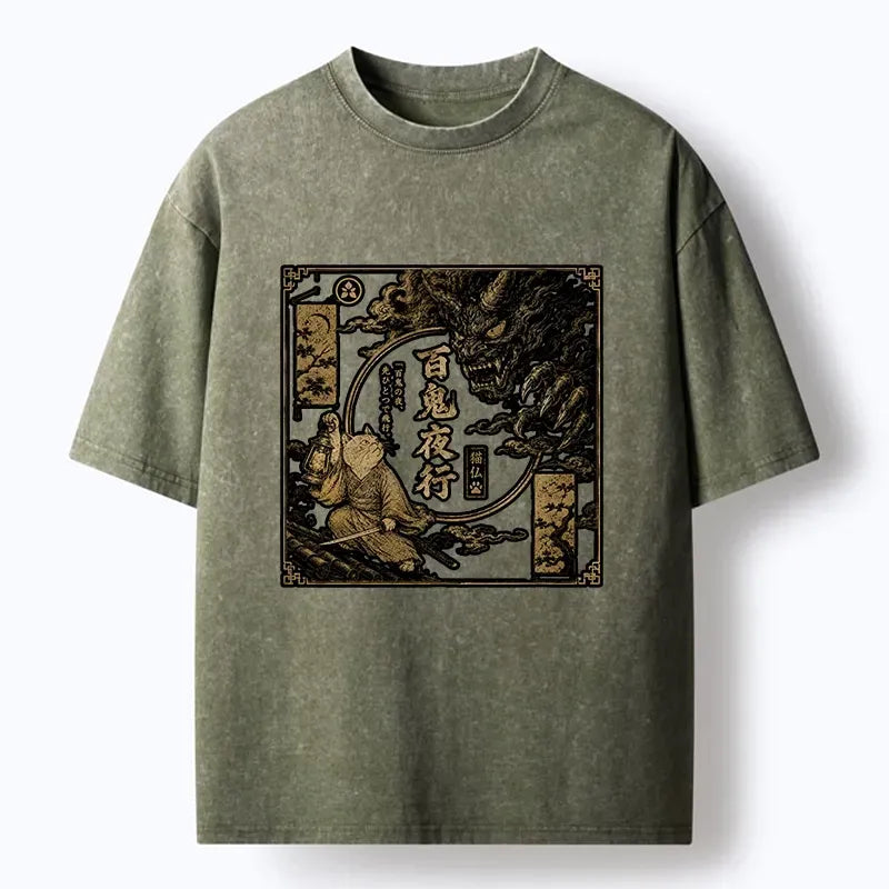 Retro Demon Beast T-Shirt for Summer