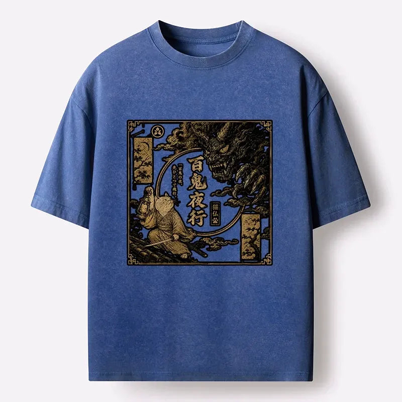 Retro Demon Beast T-Shirt for Summer