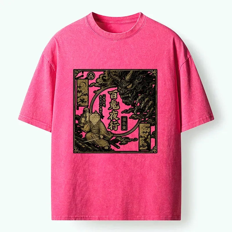 Retro Demon Beast T-Shirt for Summer