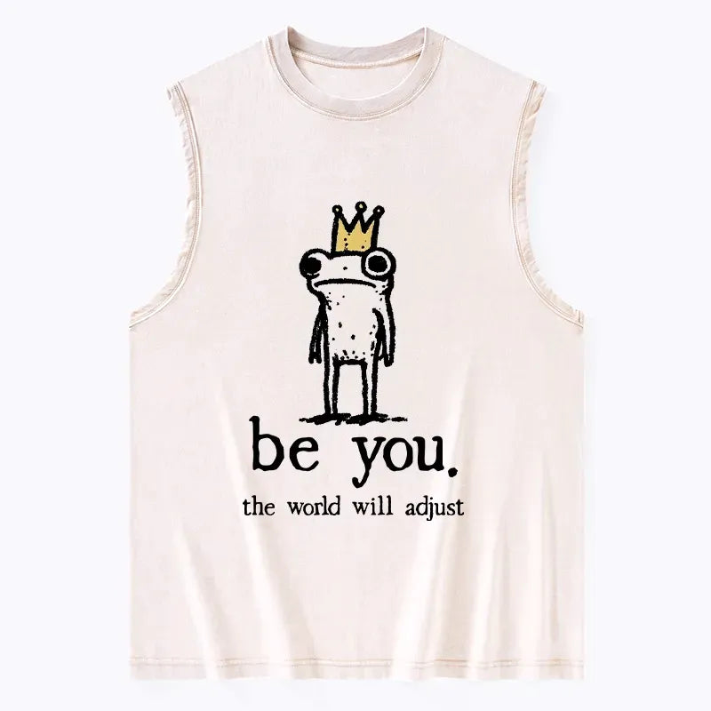 Japanese frog tank top for summer