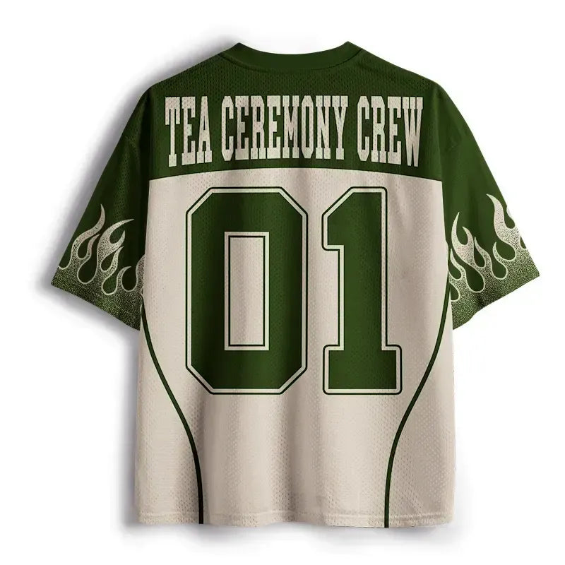 Japanese Woodblock Print Frog Mesh Jersey
