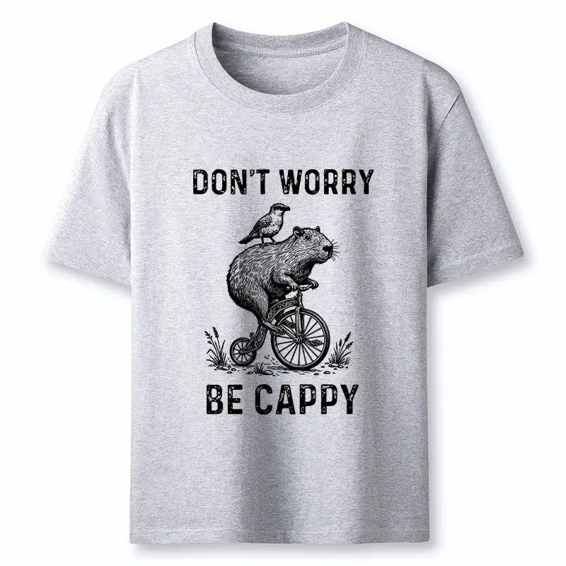 Kyoto-Lion Happy Capybara On Wheels Classic T-Shirt