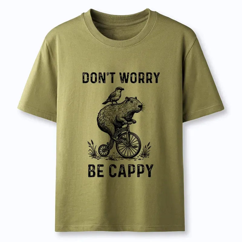 Kyoto-Lion Happy Capybara On Wheels Classic T-Shirt