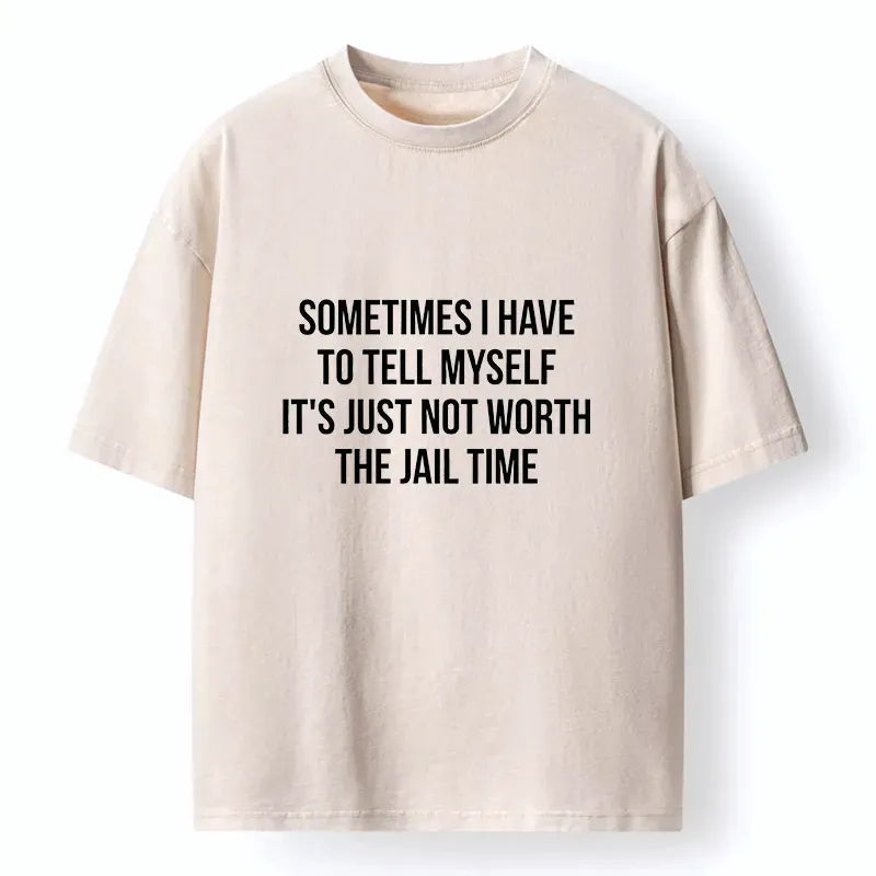Think It Over Before You Act Unisex Cotton Tee