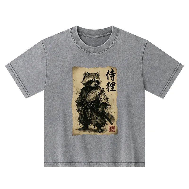 Kids Washed T-Shirt for Gift Idea