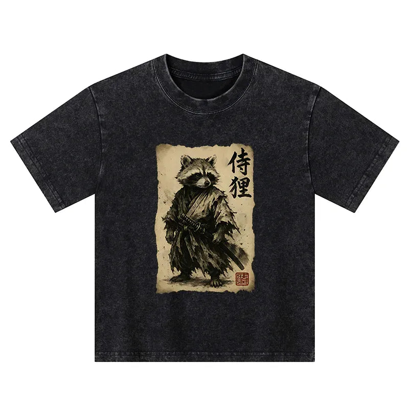 Kids Washed T-Shirt for Gift Idea