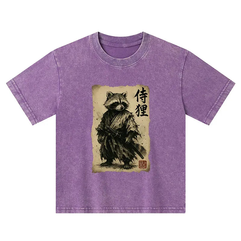 Kids Washed T-Shirt for Gift Idea