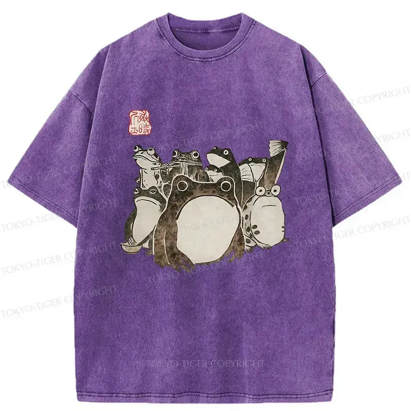 Vintage Japanese Frog T-Shirt Gift Idea