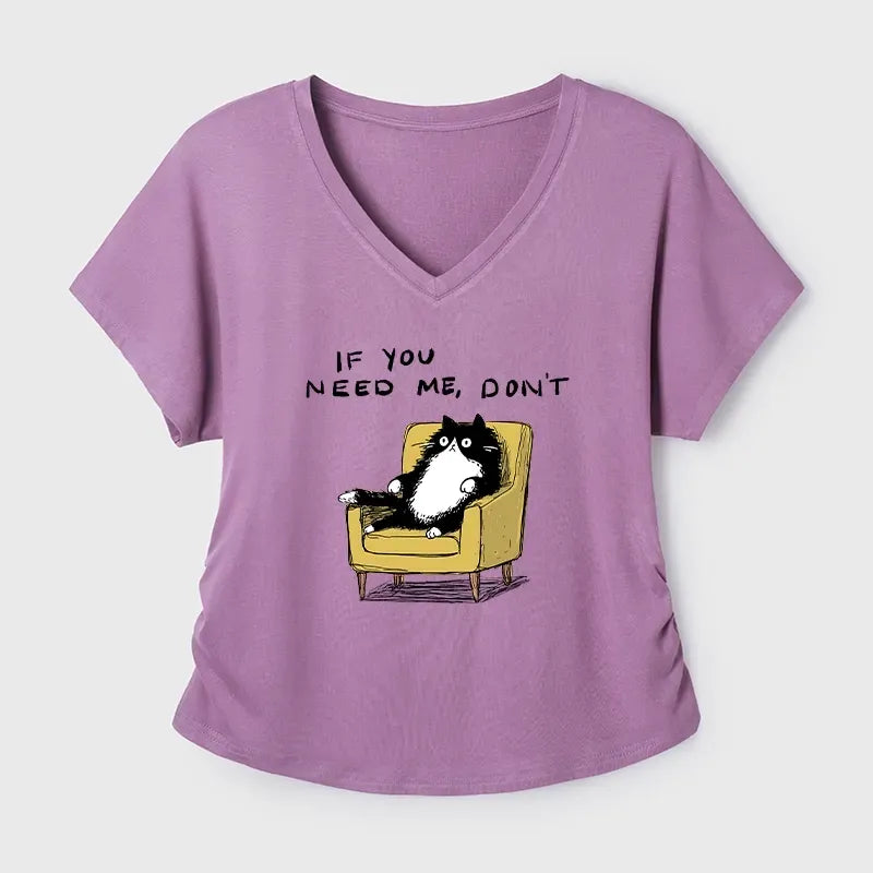 Japanese Cat T-Shirt for Women