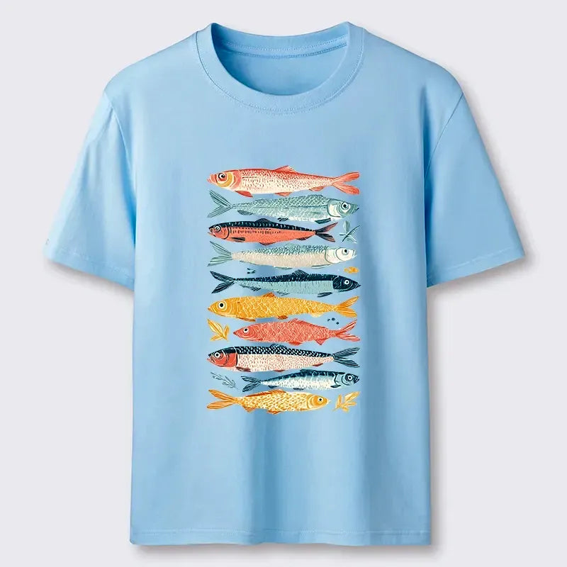 Japanese Fish T-Shirt for Beach Vacation
