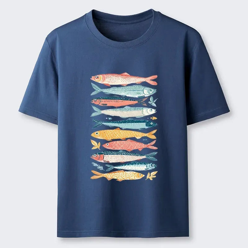 Japanese Fish T-Shirt for Beach Vacation