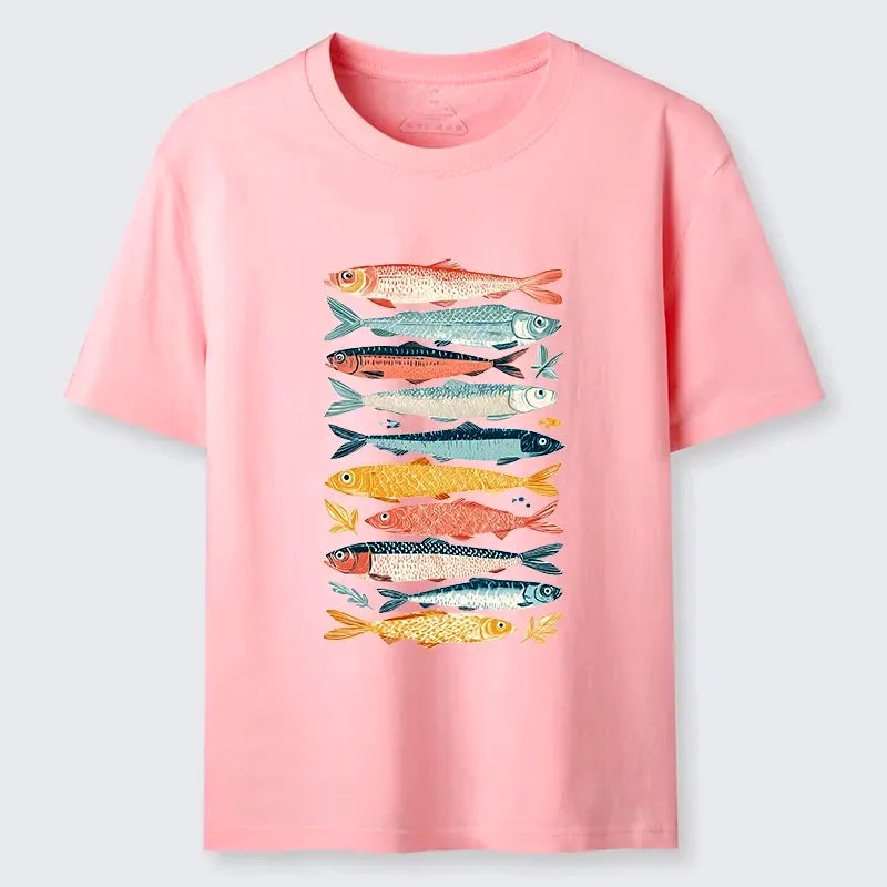 Japanese Fish T-Shirt for Beach Vacation