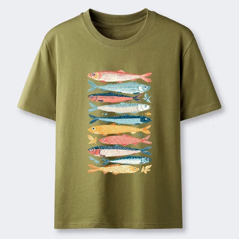 Japanese Fish T-Shirt for Beach Vacation