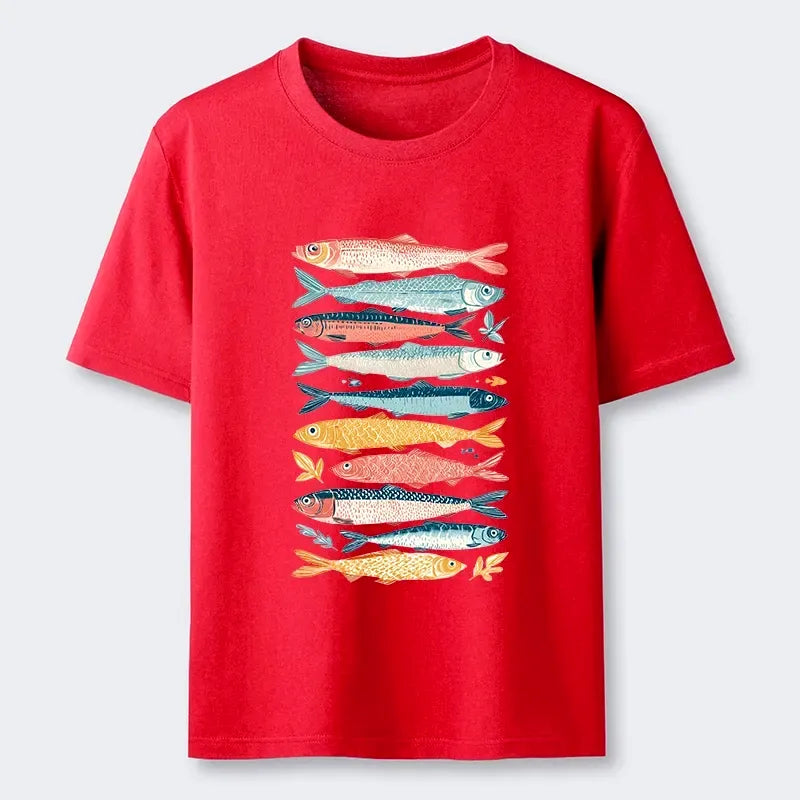 Japanese Fish T-Shirt for Beach Vacation