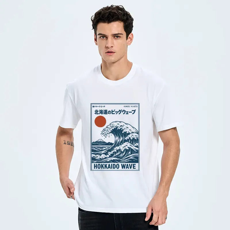 Kyoto-Lion Retro Wave Typesetting Classic T-Shirt