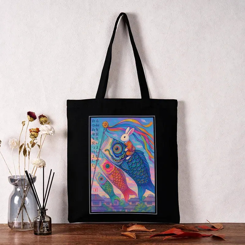 Vintage Canvas Tote Bag with Free Shipping