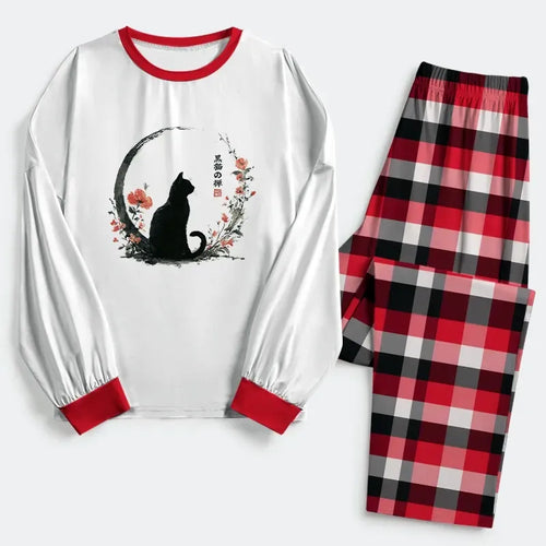 Kyoto lion unisex family matching pajamas gift idea