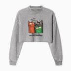 funny cat watching poop sweatshirt