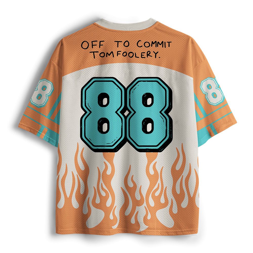 Kyoto-Lion Skateboard Funny Chicken Mesh Jersey