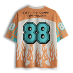 Kyoto-Lion Skateboard Funny Chicken Mesh Jersey