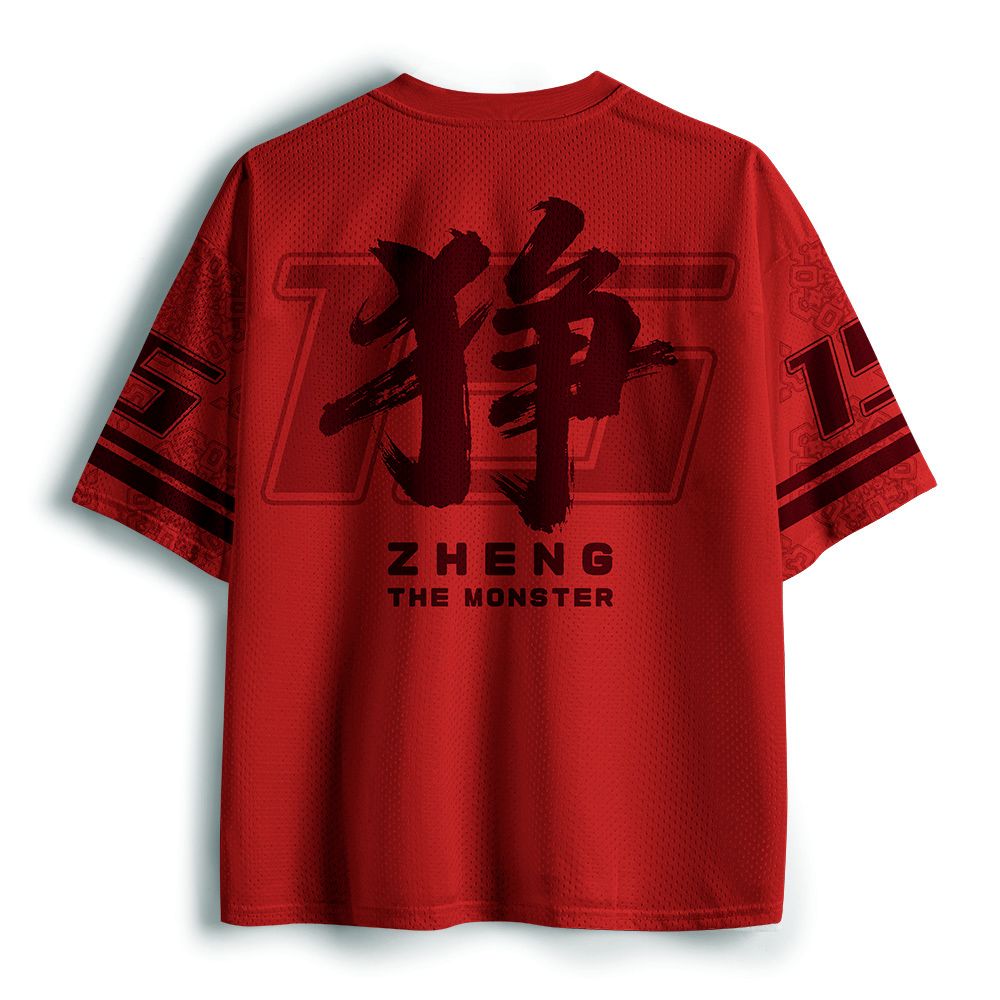 Kyoto-Lion Monster Japanese Samurai - Zheng Mesh Jersey