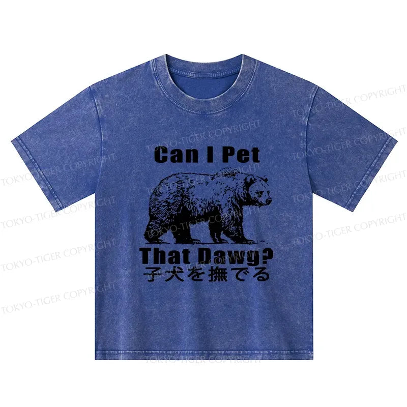 Washed Cotton Kids T-Shirt on Sale