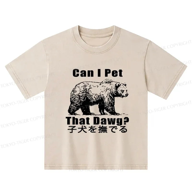 Washed Cotton Kids T-Shirt on Sale