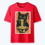 Vintage Kyoto Cat T-Shirt Gift Idea