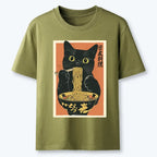 Vintage Kyoto Cat T-Shirt Gift Idea