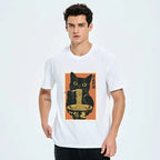 Black Cat Ramen Tee for Summer