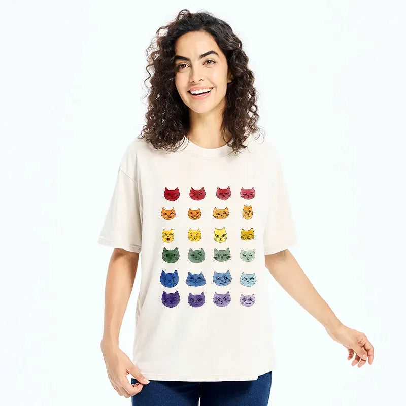 Unisex Cotton Cat T-Shirt for Everyday