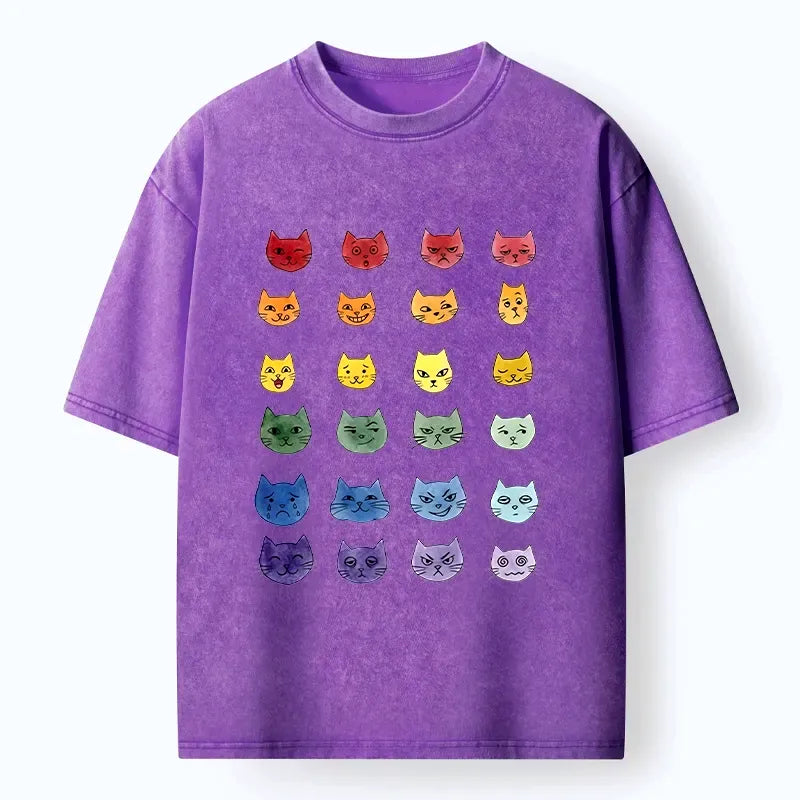 Japanese Watercolor Cat T-Shirt