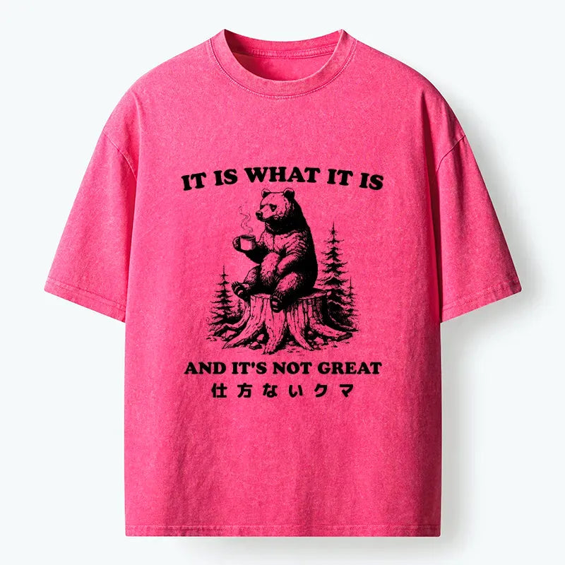 Melancholy Bear Retro T-Shirt for Gift Idea
