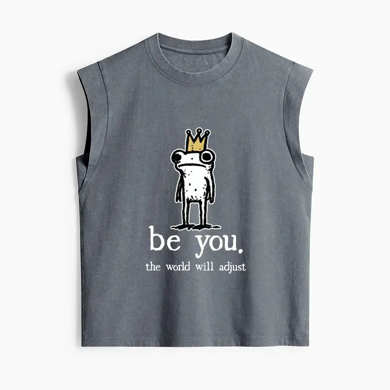 Kyoto Lion Crown Frog Tank Top