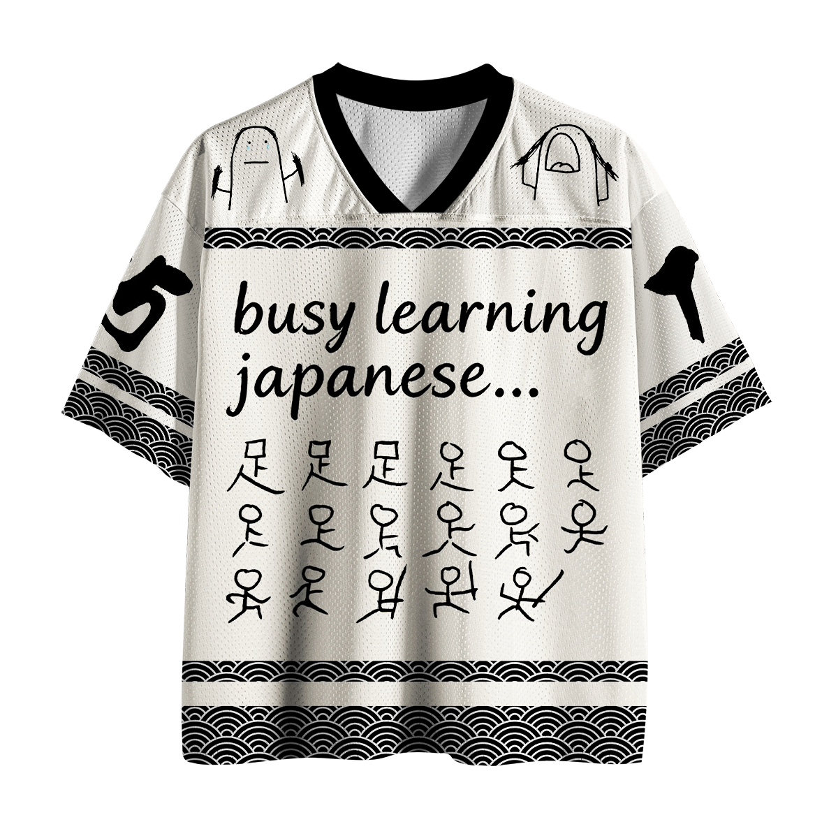 breathable japanese mesh jersey for summer