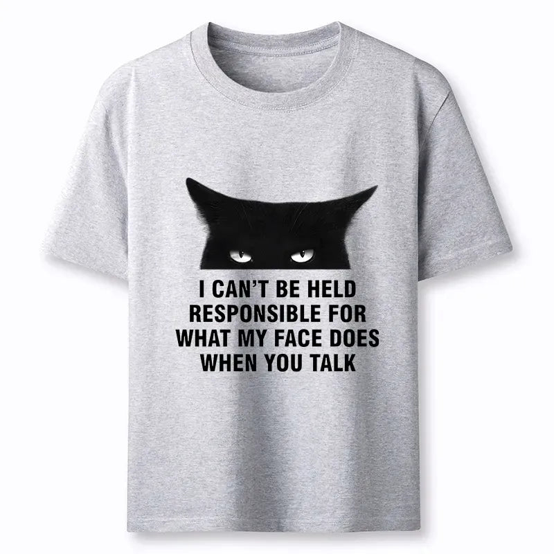 Unique Cat Graphic T-Shirt for Gift Idea