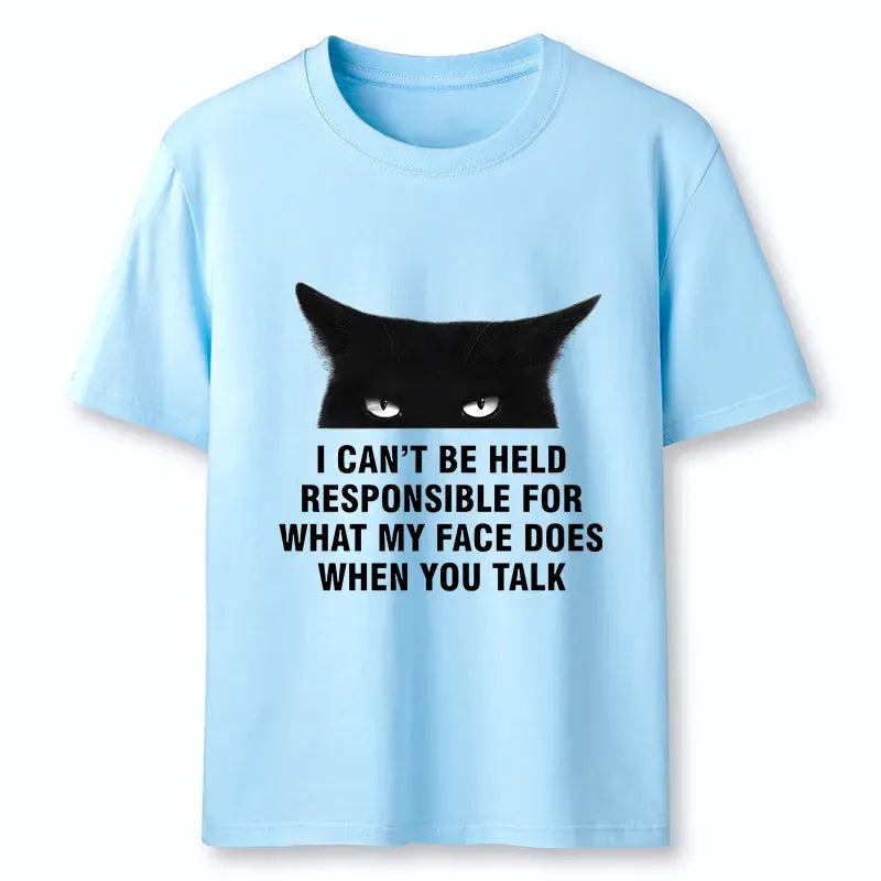Unique Cat Graphic T-Shirt for Gift Idea