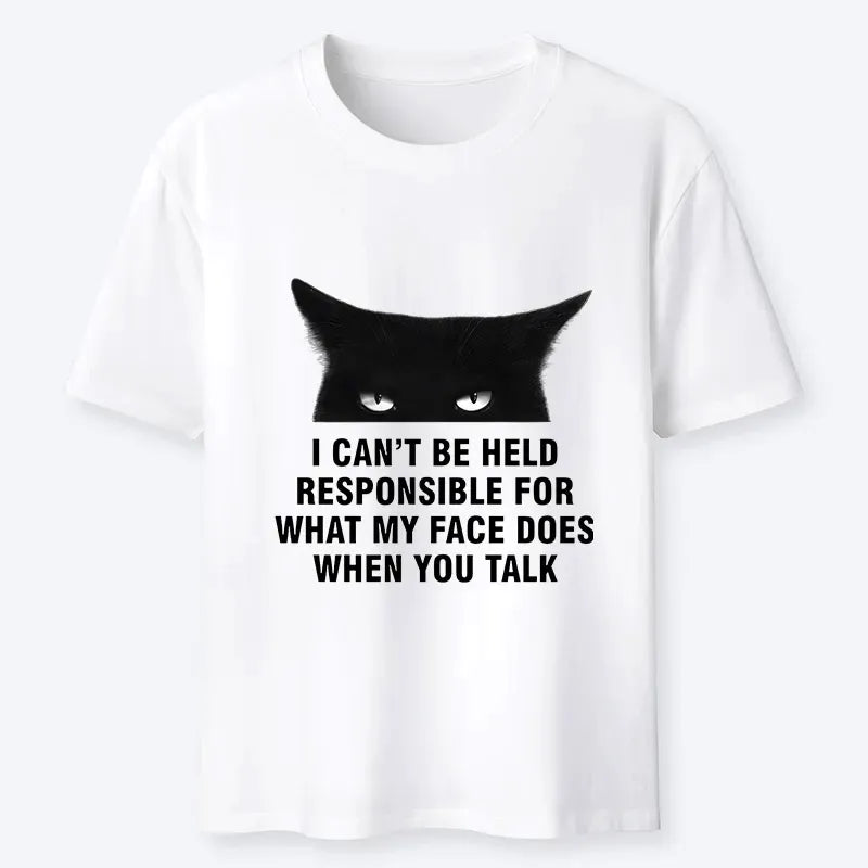 Unique Cat Graphic T-Shirt for Gift Idea