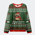 funny raccoon Christmas sweatshirt gift idea