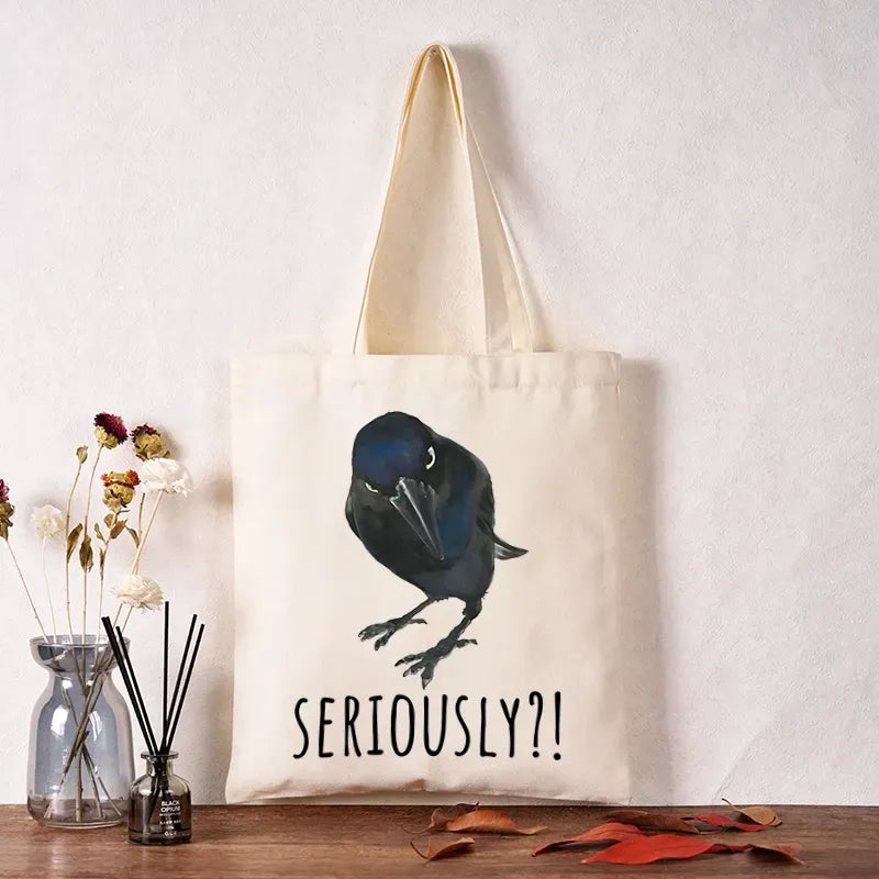 Kyoto-Lion Raven's Question Tote Bag