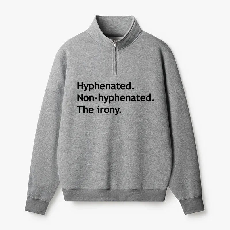 Kyoto Lion Unisex Half Zip Fleece Sweatshirt Gift Idea