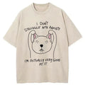 Japanese vintage cat t-shirt for daily wear
