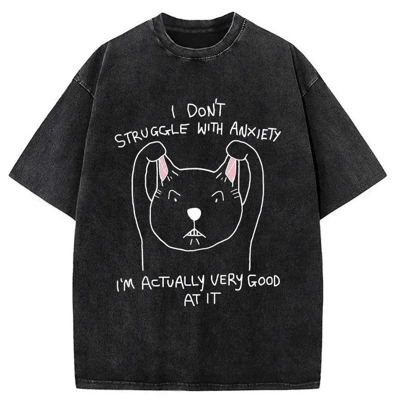 Trendy Japanese cat shirt for vacation