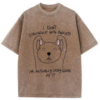 Trendy Japanese cat shirt for vacation