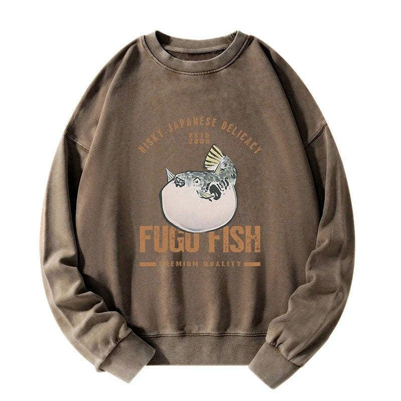 Japanese woodblock print sweatshirt free shipping